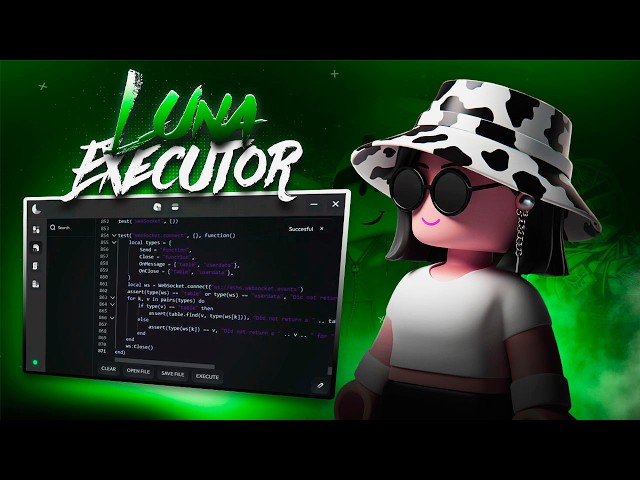 Roblox Executor LUNA | Free OP Exploit Web Working 2026 PC