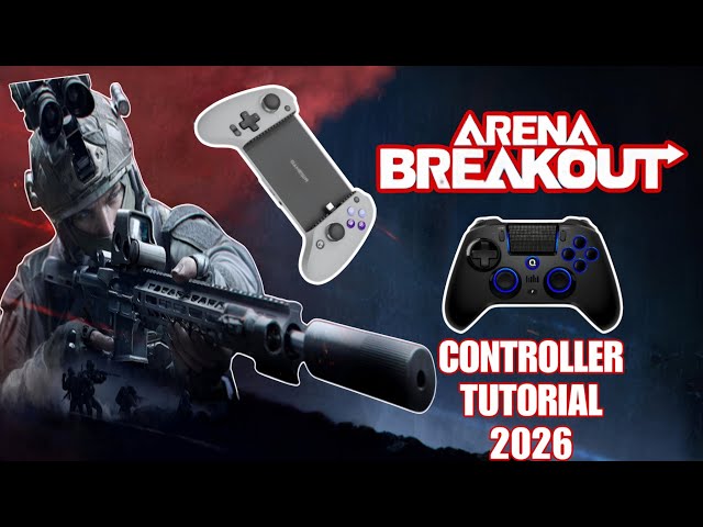 Arena Breakout Mobile Controller Gameplay Walkthrough (iOS, Android)Tutorial *2026* #SparkN5