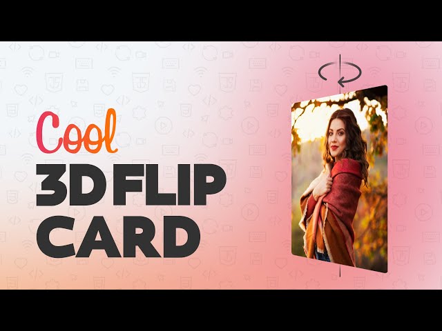CSS 3D Flip Card Hover Effect