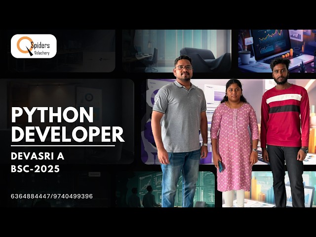 Congratulations Devasri A for getting placed as a python developer