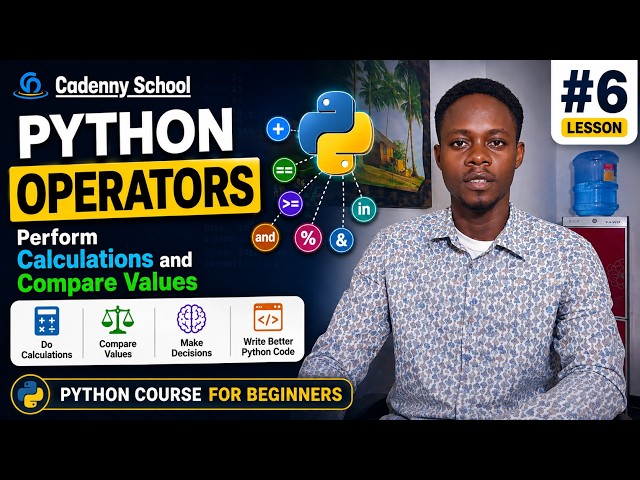 Python For Beginners #6: Python Operators - Perform Calculations and Compare Values