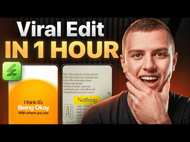 How I Edit Viral Reels in Under 1 Hour (Secret Tool)