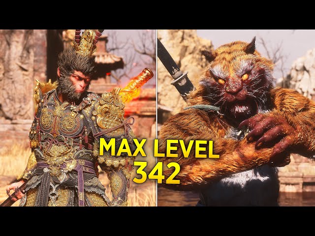 Black Myth Wukong - MAX LEVEL 342 vs Bosses (No Damage) Chapter 2