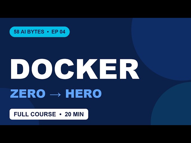 Docker Full Course 2026 — Zero to Hero in 20 Minutes | Containers Explained