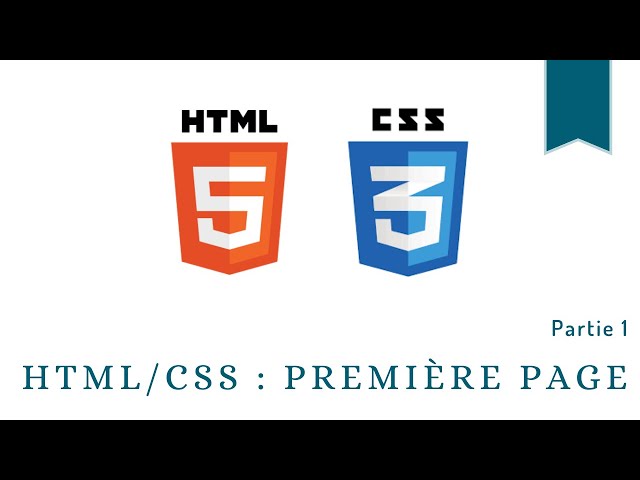 Notre première page HTML - Partie 1
