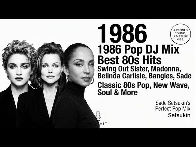 1986 Pop DJ Mix | Best 80s Hits | Swing Out Sister,Madonna,Belinda Carlisle,Bangles, Sade | Setsukin