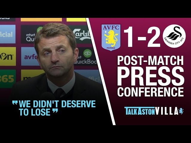 Aston Villa 1-2 Swansea City | Tim Sherwood Post-Match Press Conference