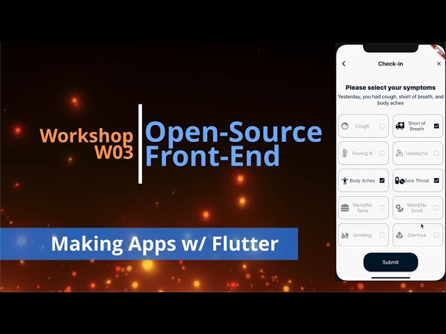 Creating a symptom tracker in Flutter (SpeedCode)