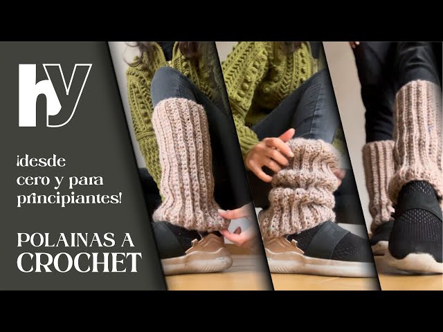 Learn to crochet these leg warmers from scratch! Step-by-step crochet for beginners | Chapter 1