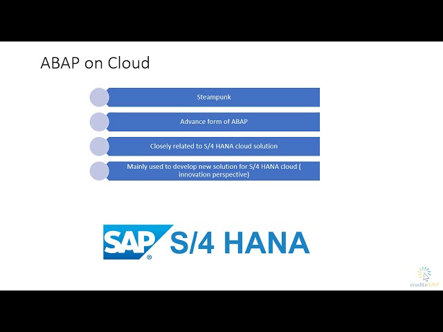 SAP Cloud Platform - ABAP on Cloud Intro | PART 56 | Free Course | Essential Training