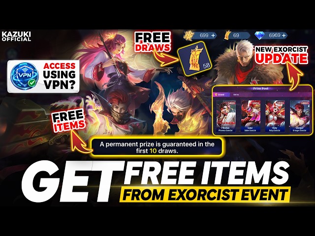 EXORCIST EVENT IS BACK! REGION LOCK WARNING + EXORCIST 3.0 UPDATE | MLBB