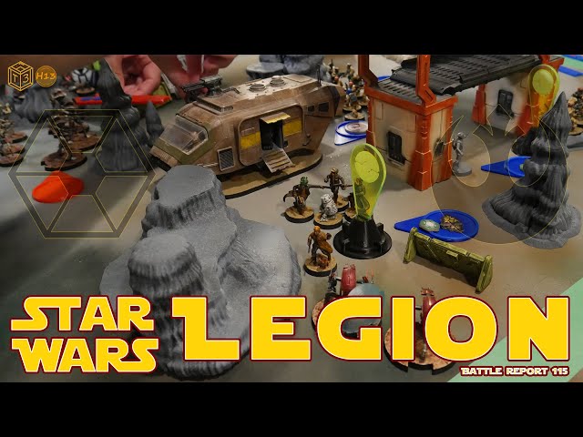 Star Wars Legion Battle Report 115 - Separatist vs Rebels (Tour of Duty, Recon)