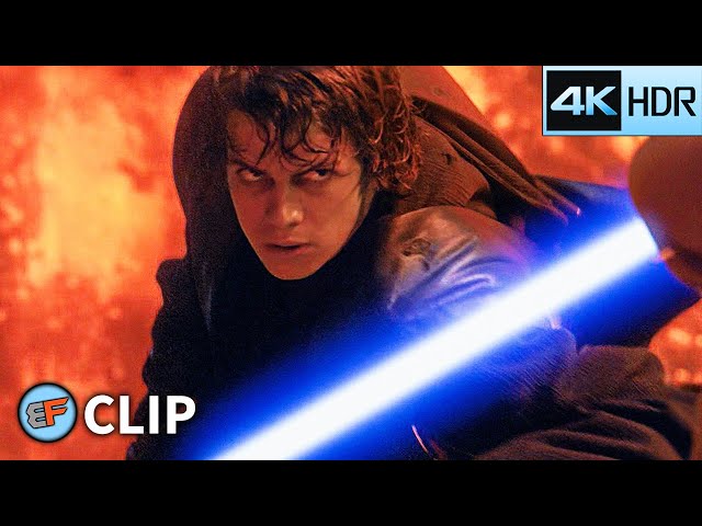 Obi-Wan vs Anakin - Duel on Mustafar Part 1 | Star Wars Revenge of the Sith (2005) 4K HDR Movie Clip