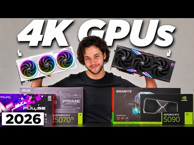 Best GPUs / Graphics Cards for Gaming at 4K in 2026!!!