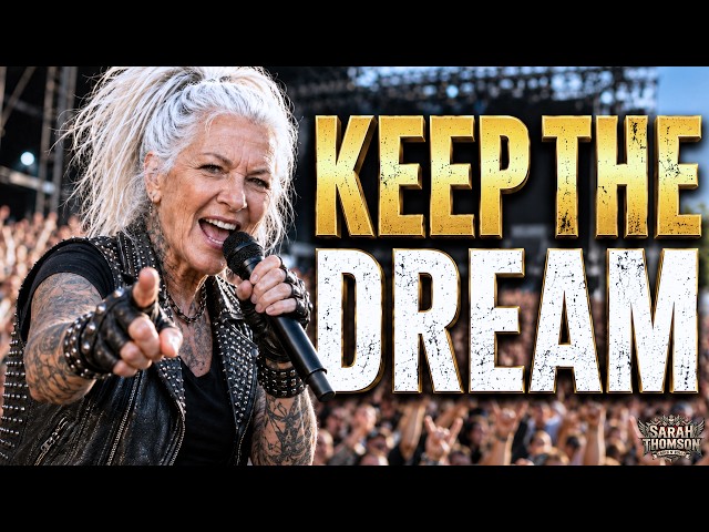 SARAH THOMSON's Epic LIVE Anthem 'KEEP THE DREAM' | Sing For The Ones We Love | Hard Rock Festival