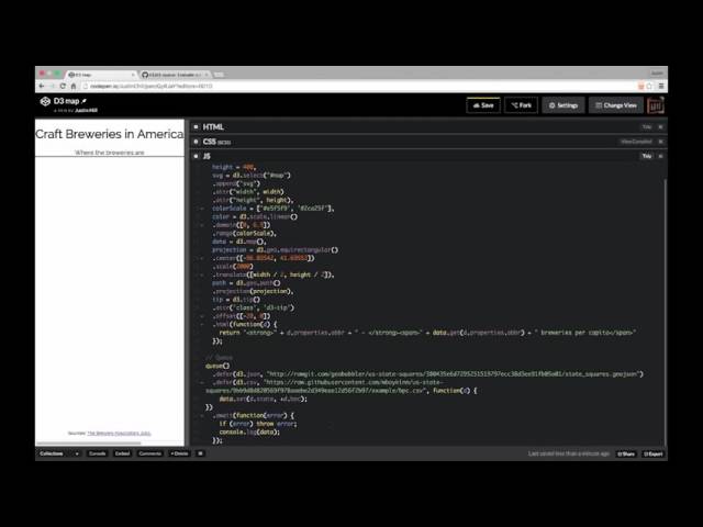 Loading the data - Building an Interactive D3 map