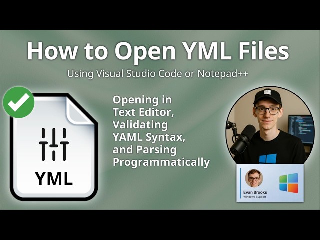 How to Open YML Files (YAML Data Serialization)