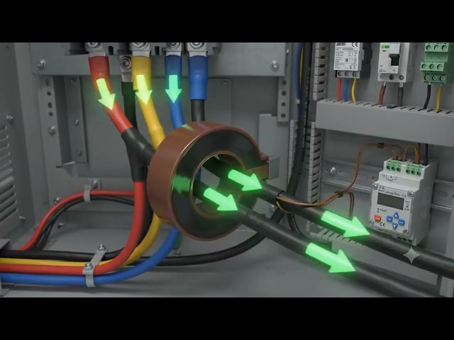 Animation - Working of CBCT and ELR with microprocessor based MCCCB