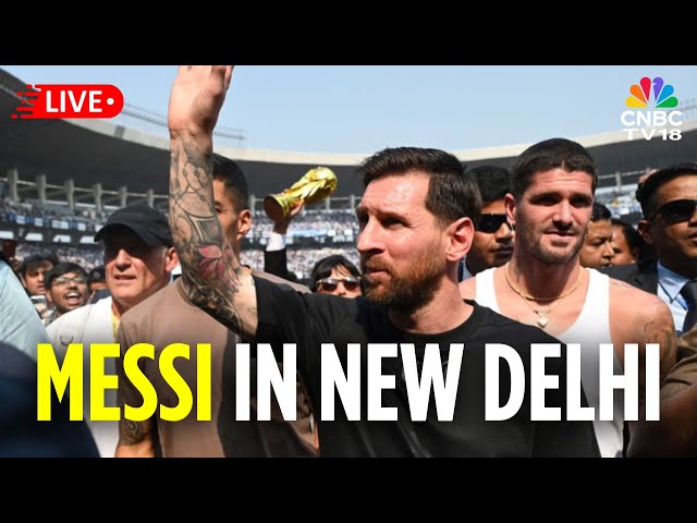 Messi India Tour LIVE: Lionel Messi Arrives in New Delhi For Final Leg of GOAT Tour | Kohli | N18G