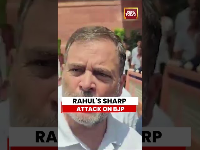 Rahul Gandhi Launches Blistering Attack On BJP In Parliament #rahulgandhi #bjp #congress