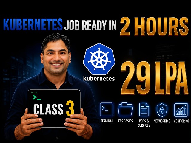 Kubernetes Complete Course 2026 | Master Kubernetes Like a Pro | 29+ LPA Roadmap | Class 3