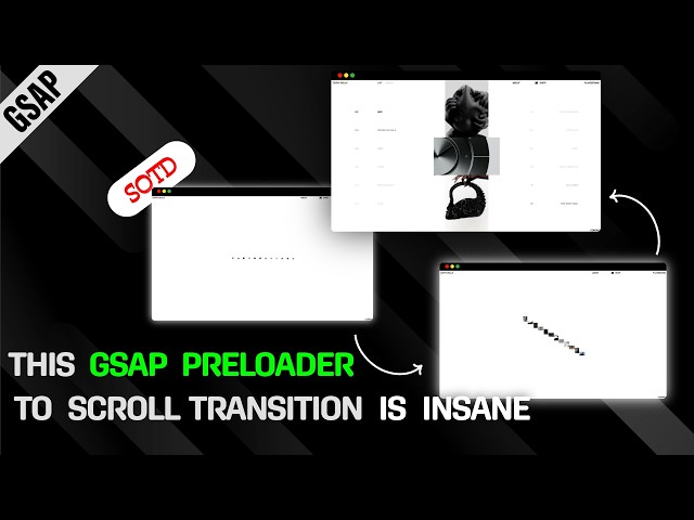 Replacing My Boring Spinner with a Crazy GSAP Transition