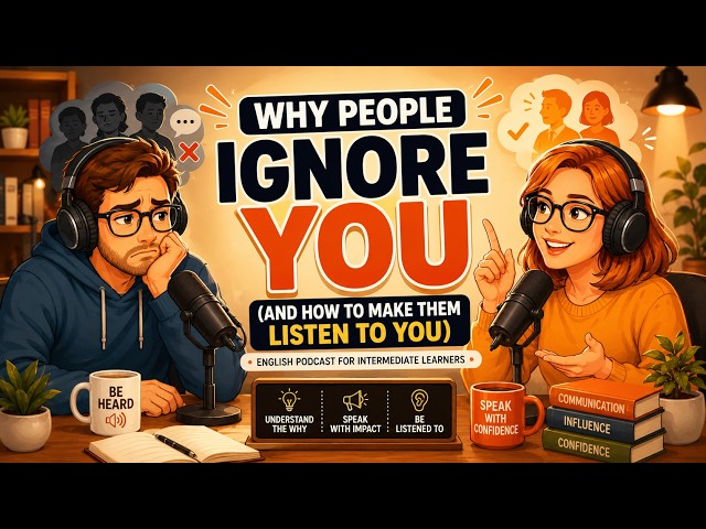 Why People Ignore You(And How to Make Them Listen to You)| English Podcast for Intermediate Learners