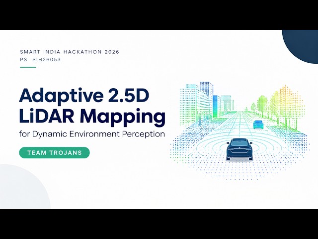 SIH 2026 | SIH26053 | FoveaMap: Distance-Adaptive 2.5D Semantic Elevation Mapping | Team Trojans