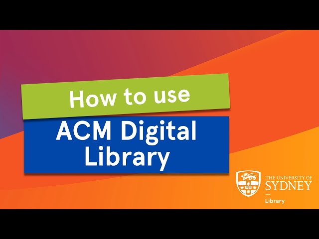 ACM Digital Library