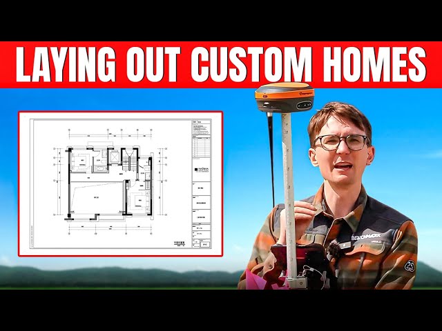 How to Lay Out Building Plans in the Field Using RTK GPS/GNSS (Construction and Land Surveying)