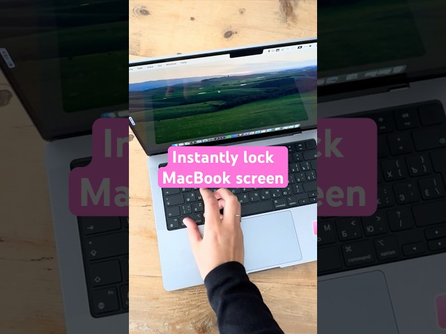How to protect your Mac's screen from prying eyes. #shorts