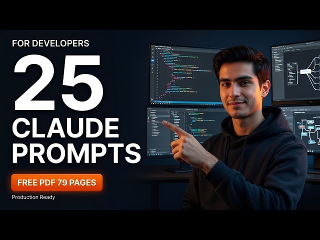 25 Claude Prompts Every Developer Needs in 2026 (FREE PDF)