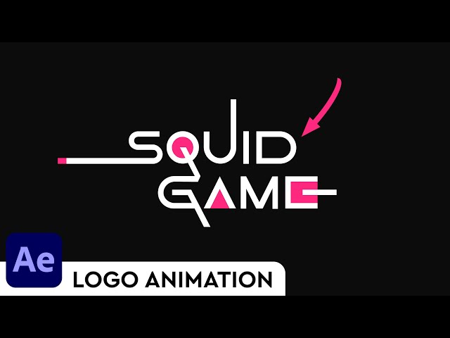 SQUID GAME Intro - Logo Animation - After Effects Tutorial