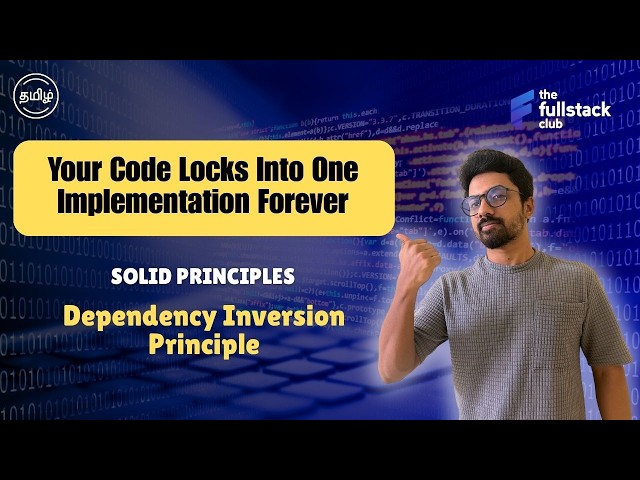 Dependency Inversion Principle explained | SOLID principles | Java | Tamil