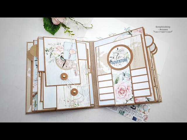 Scrapbooking # album # Mintay - next TRIP # prezentacja...