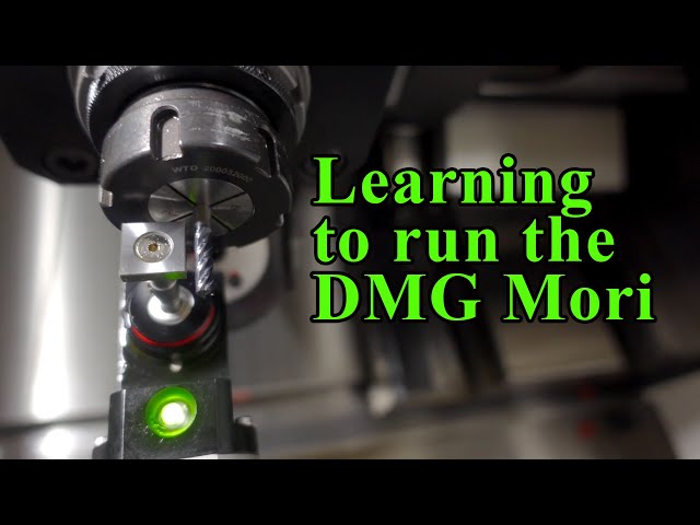 DMG Mori lathe training Day 1 | Starting a machine shop 9