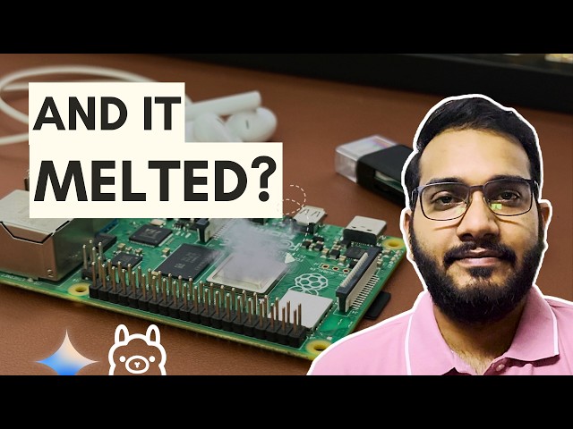 I Forced a Raspberry Pi 4 to Run an AI Model… And It Melted?