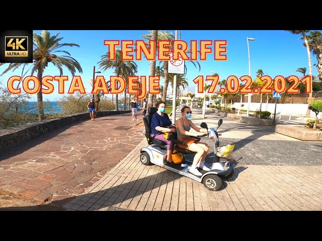 TENERIFE - AMAZING COSTA ADEJE WALK  24 °C 🌞- 17.02.2021