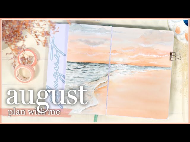 🌅 AUGUST 2022 Plan With Me // Bullet Journal Monthly Setup