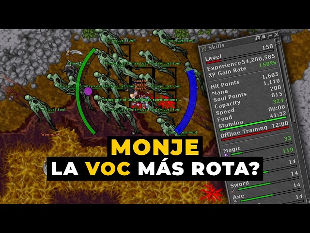 TIBIA / MONK VS. IN-GAME RESPAWNS