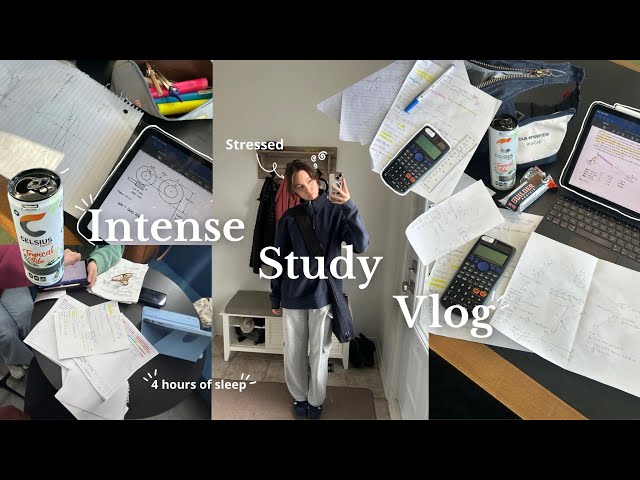 Brutally Realistic Study Vlog as an Aerospace Engineering Student | Finals Vlog part2
