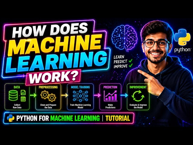 How Does Machine Learning Work? | Python for Machine Learning Tutorial