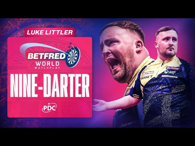 LITTLER NINE-DARTER IN THE FIRST LEG 🔥9️⃣ Littler vs Aspinall - 2026 Betfred World Matchplay