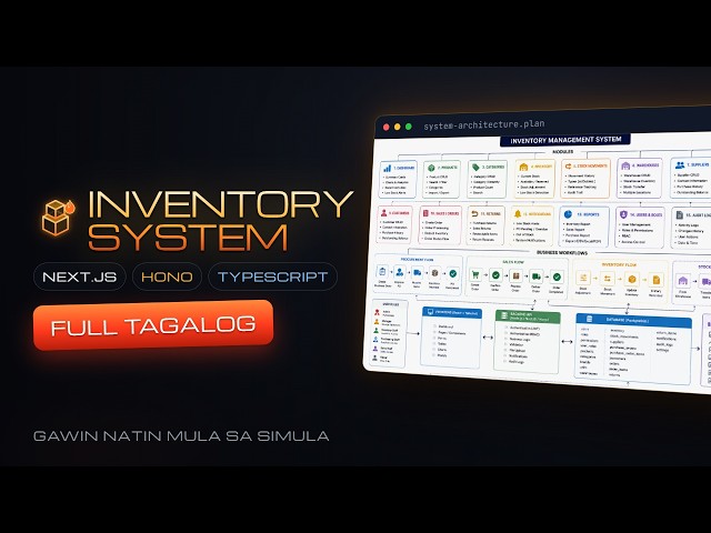 Building an Inventory Management System Tagalog — Part 1