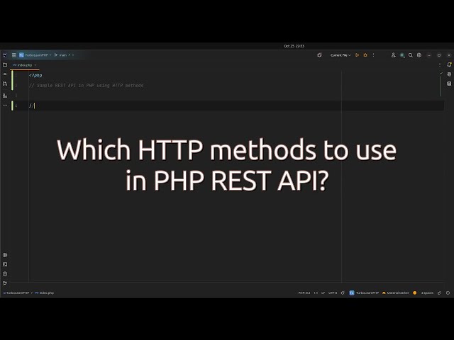 Which HTTP methods to use in #php REST API? Unlock #php REST API Master HTTP Methods for Actions!