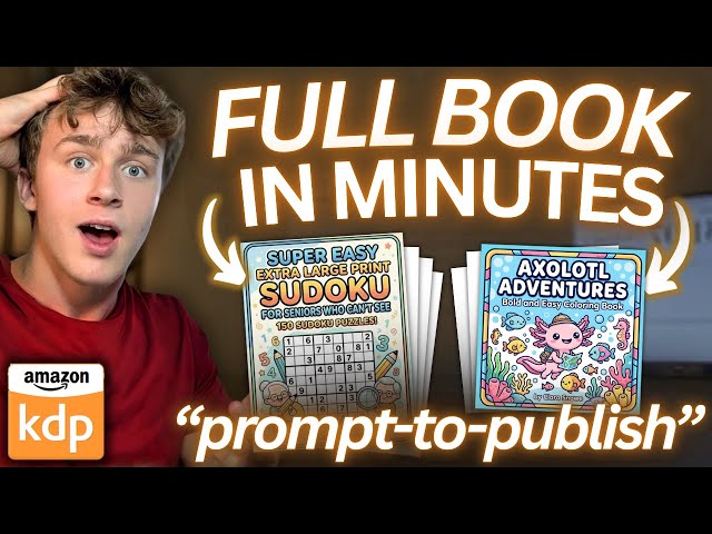 NEW AI tool Creates Full KDP Books in Minutes (Cover + Interior + Formatting)