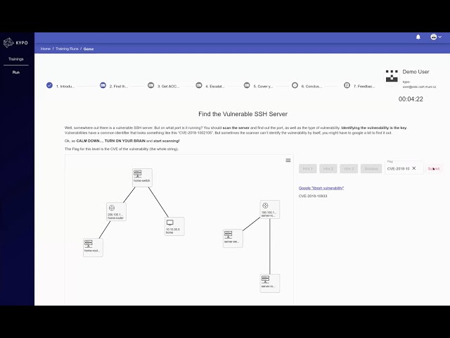 KYPO Cyber Range Platform – Demo