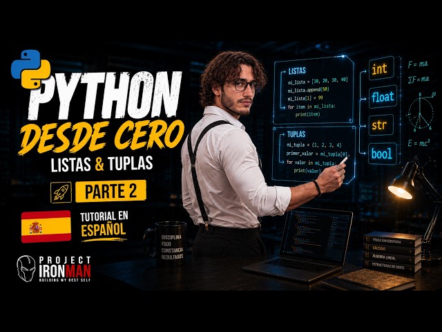 🟤 [ES] Listas y tuplas en Python desde cero | Ejemplos para principiantes