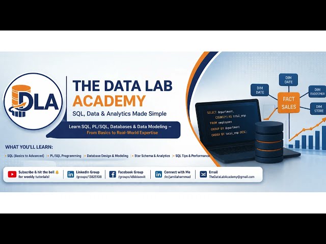 Welcome to The Data Lab Academy | SQL, Data & Analytics Made Simple