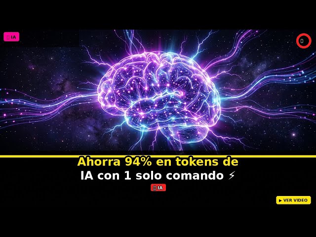 Ahorra 94% en tokens de IA con 1 solo comando